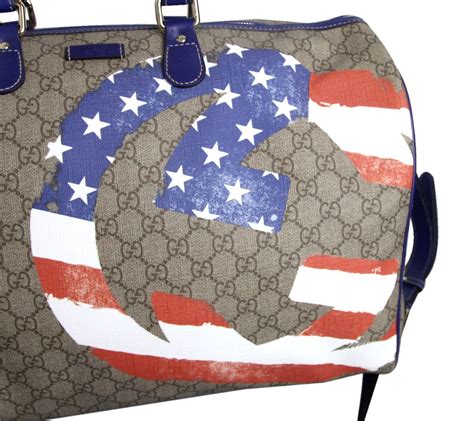 american flag gucci bag|gucci emblem backpack.